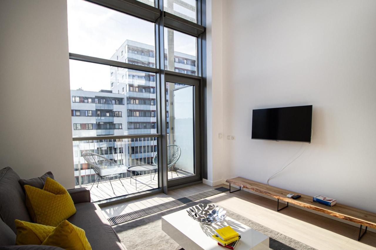Qbik Loft Modern Apartment Warszawa Exteriör bild