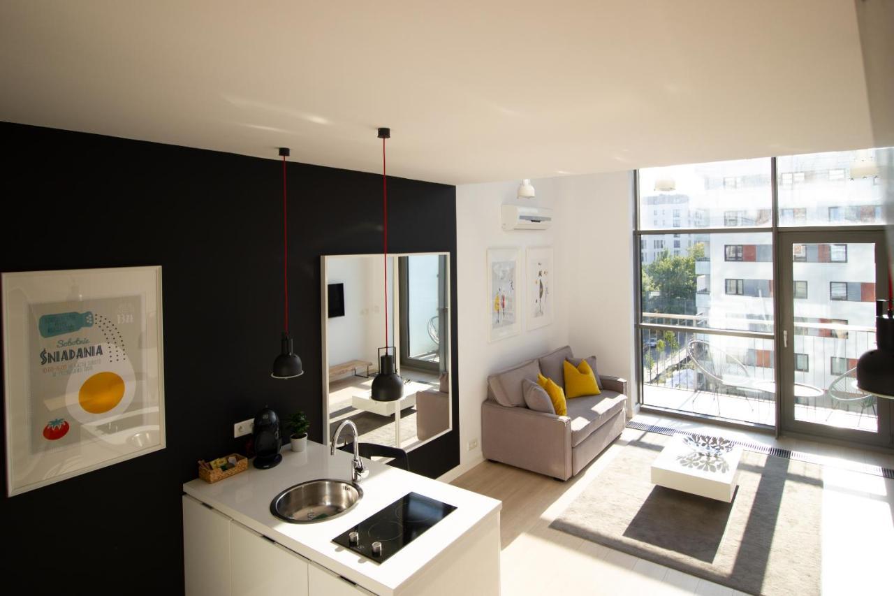Qbik Loft Modern Apartment Warszawa Exteriör bild